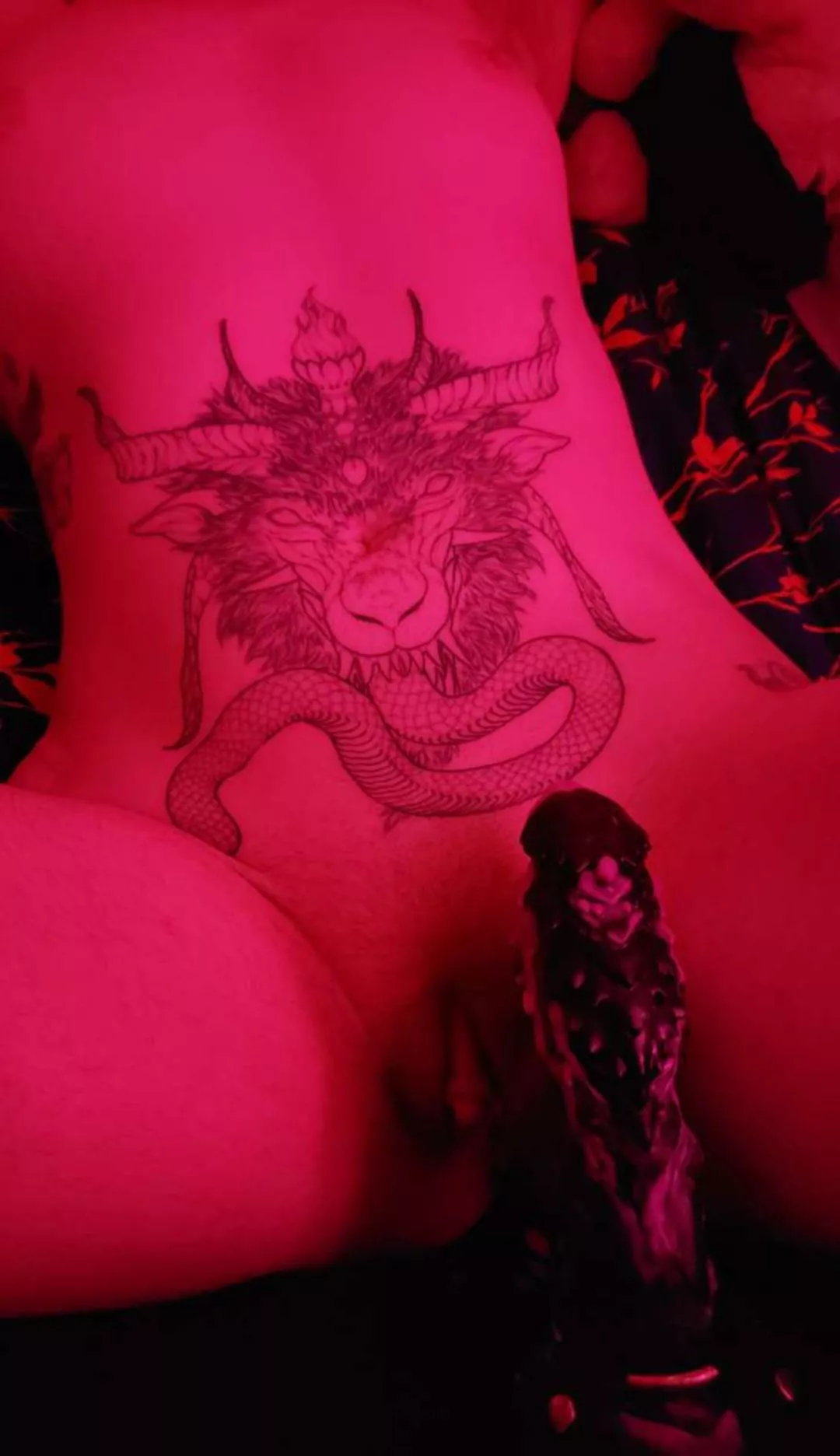 I was a good boi and took the whole thing for him