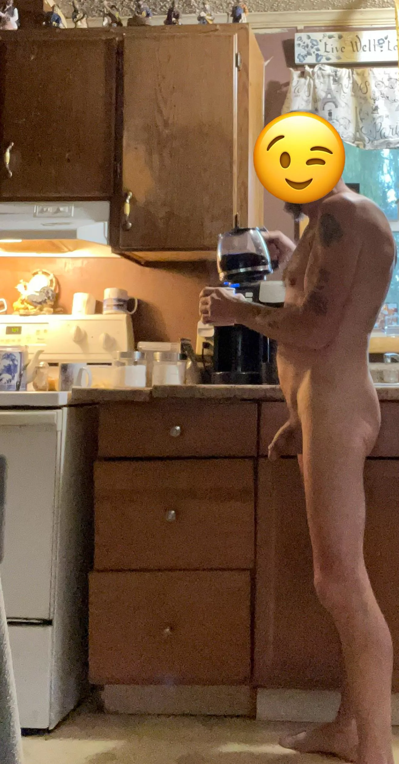 Just getting my morning coffee 