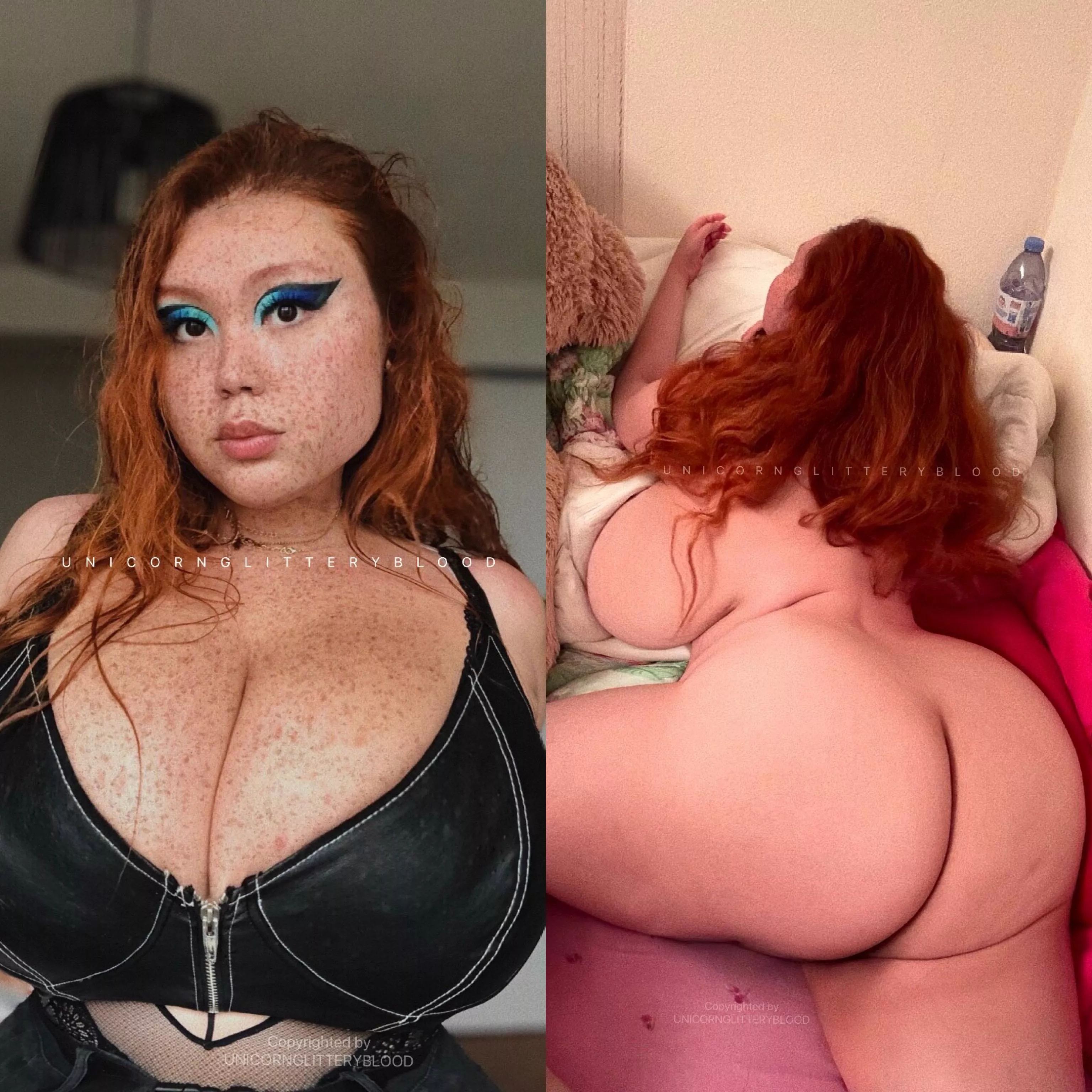 [OC] would you pull out to cum on my face or creampie my ass? ps! i love facials hehe