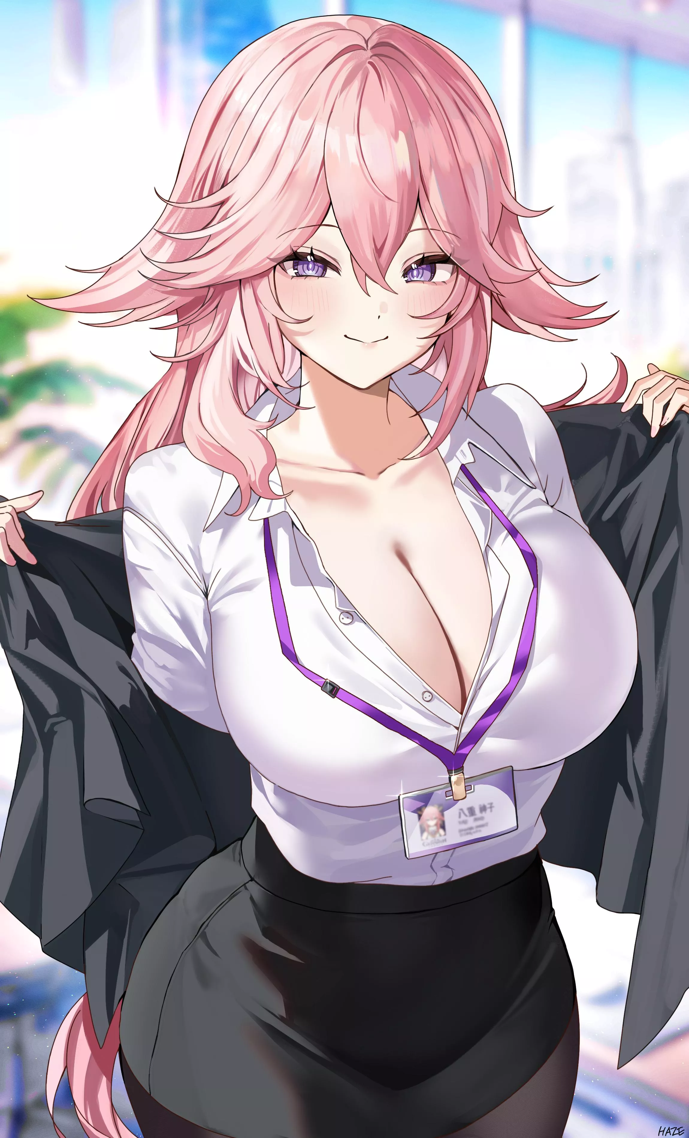 Office Lady Yae [Genshin Impact]