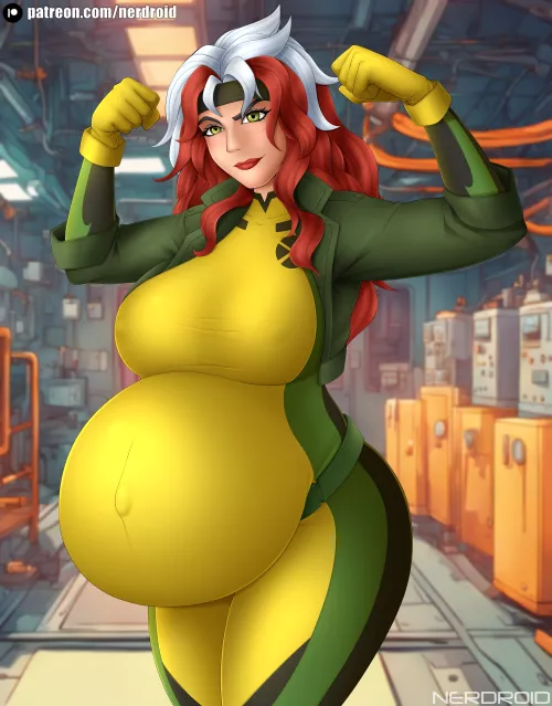 Pregnant Rogue from X-Men(NerDroid)