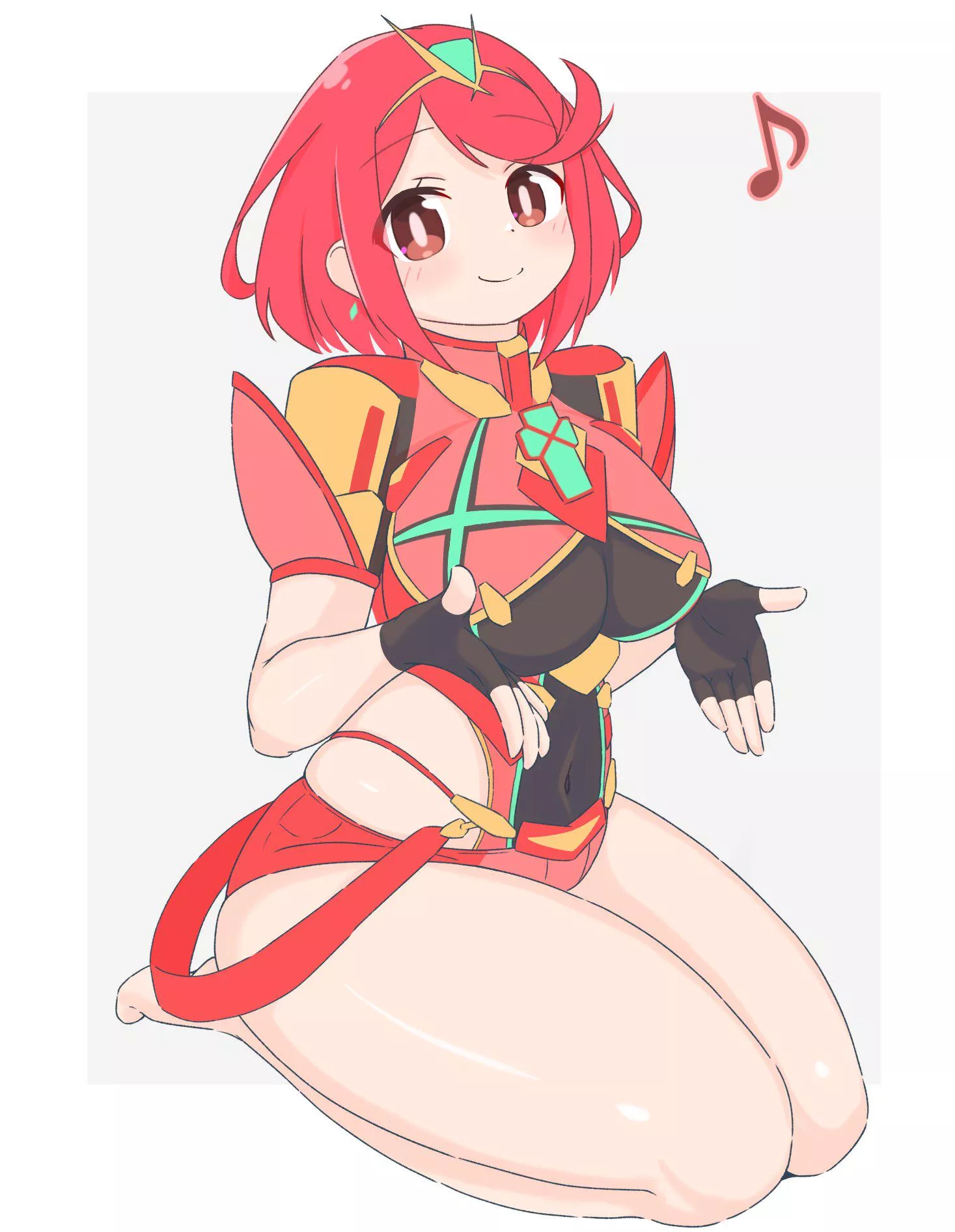 Pyra on the floor