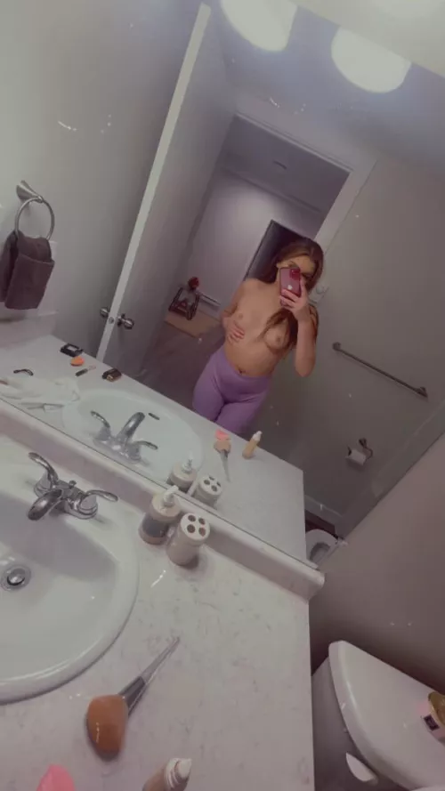 Say one word about my tits. 
