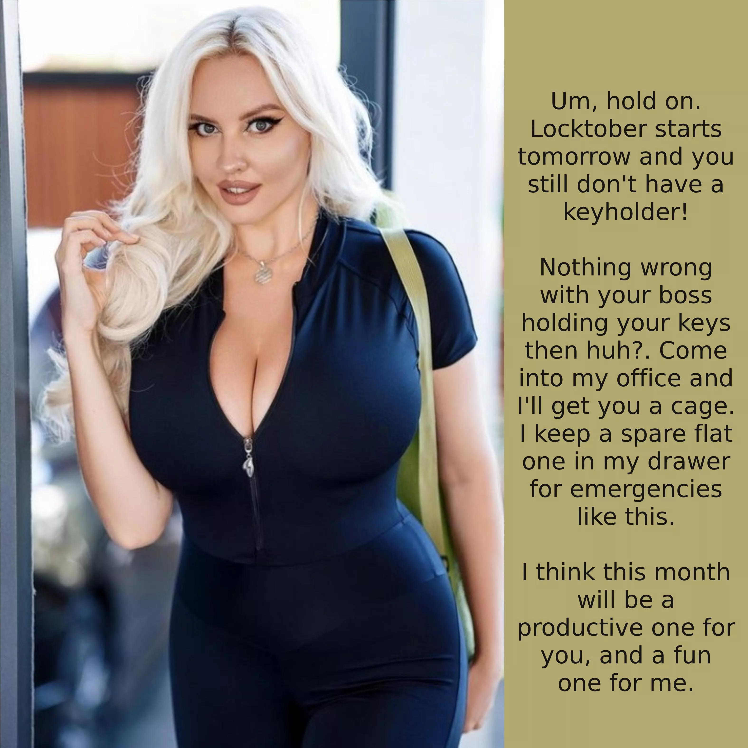 Your Boss Notices You're Uncaged