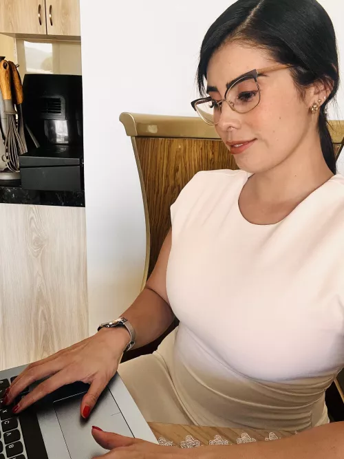 You've got me all hot and bothered, but let me just finish this report and then I'll be all yours.