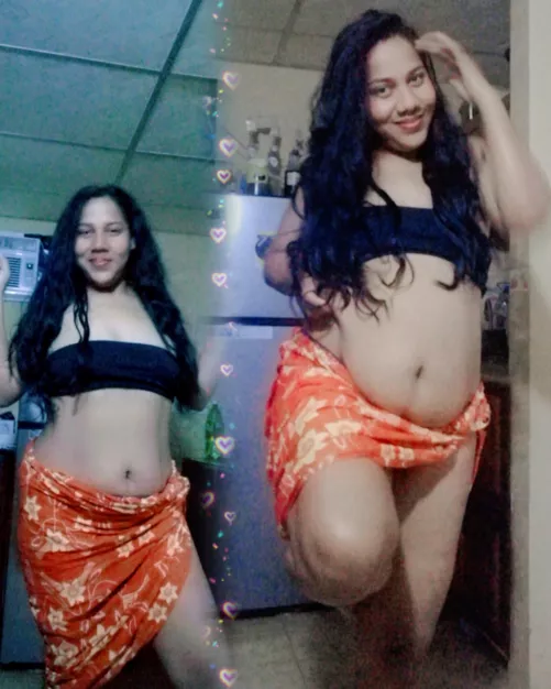 After a delicious dessert. 🐷