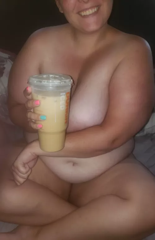 All this coffee keeps me nice and thick!