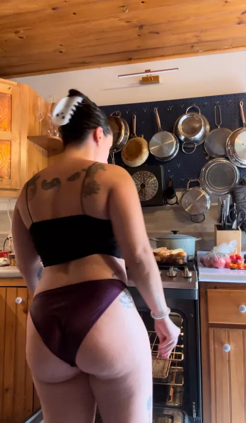 Apparently we really love booty in the kitchen