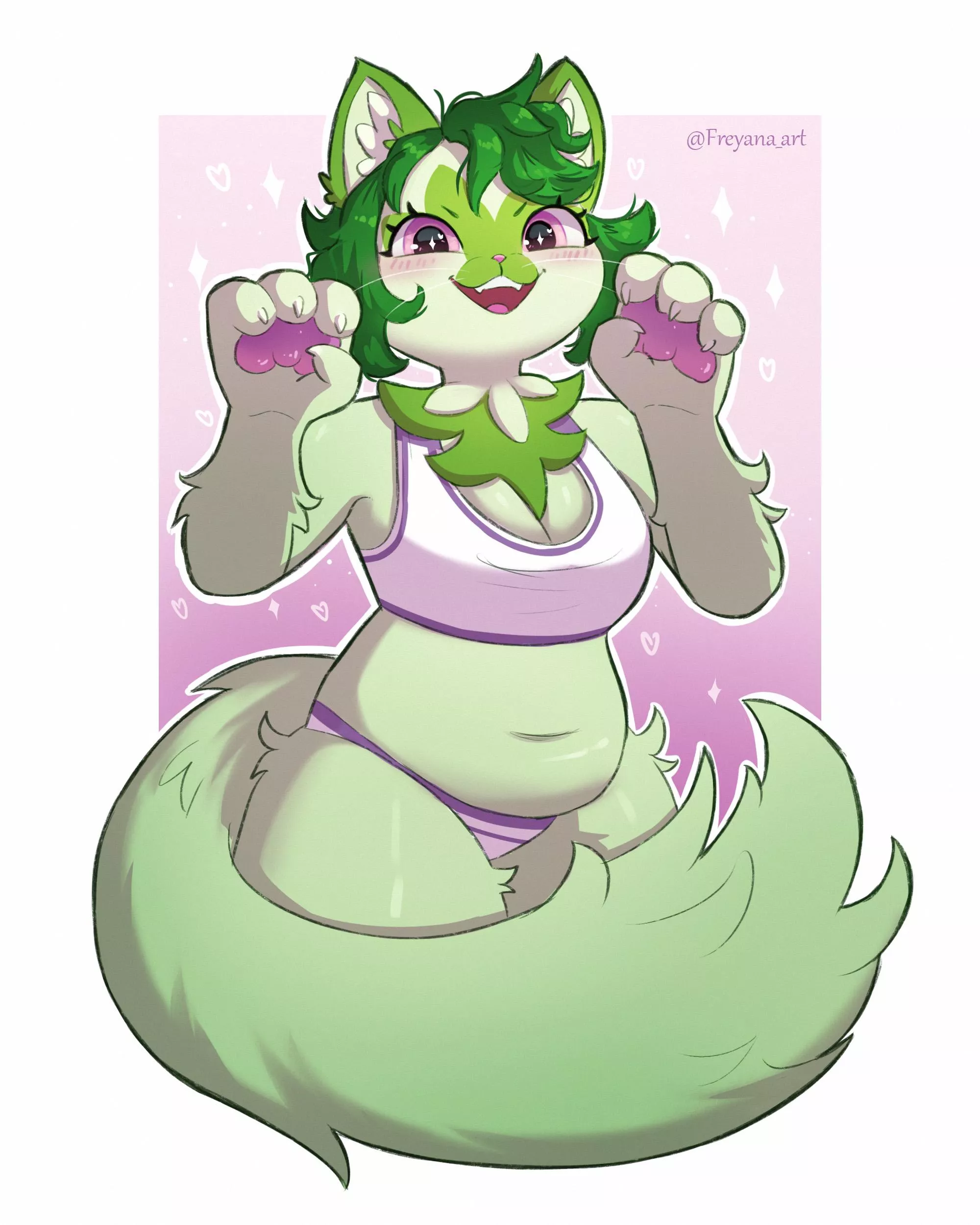 Get ready to be pounced! >:3 (art by me)