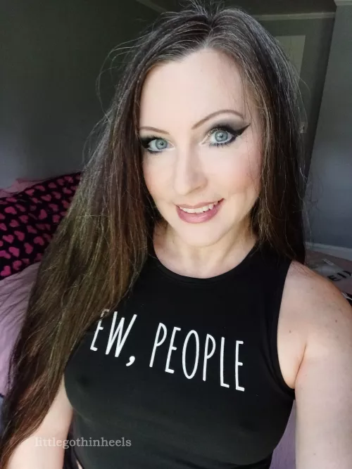 heading to the hiking trails - no bra required :-)