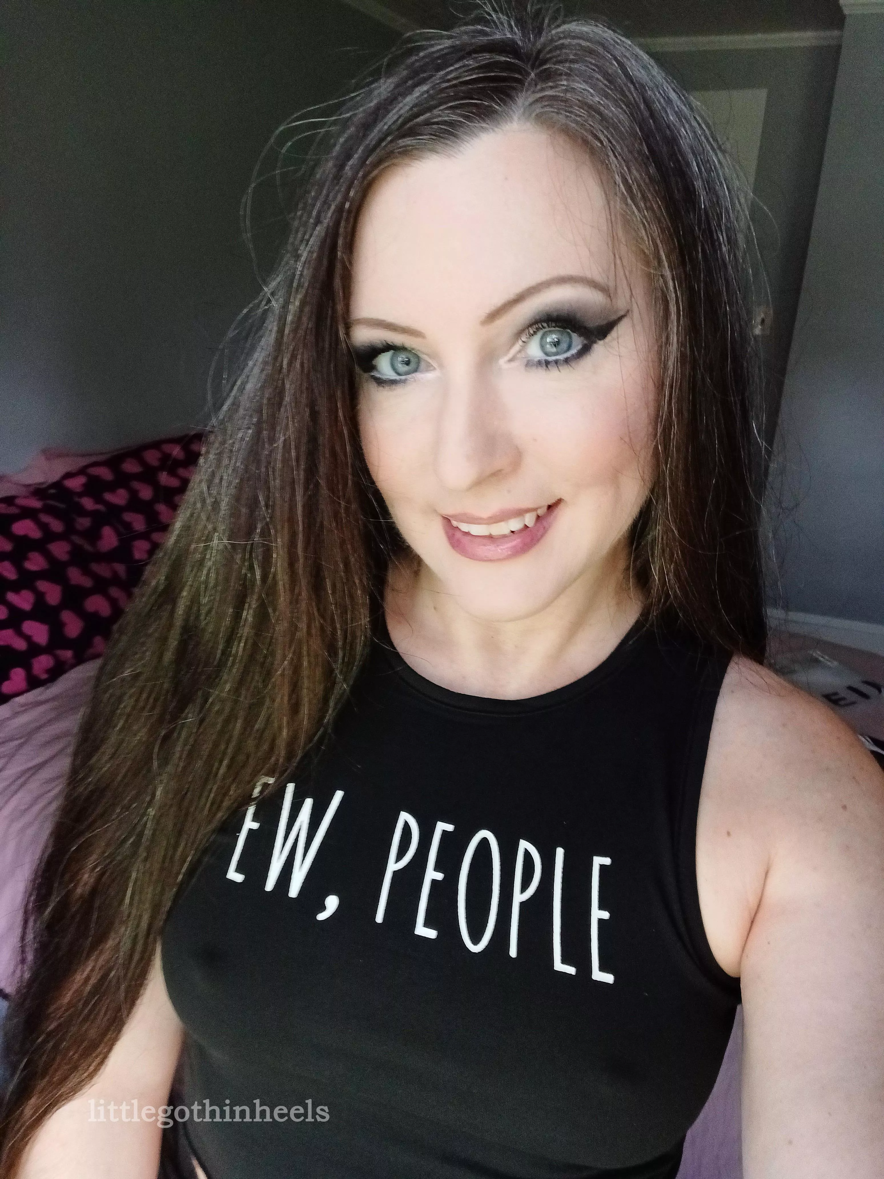 heading to the hiking trails - no bra required :-)