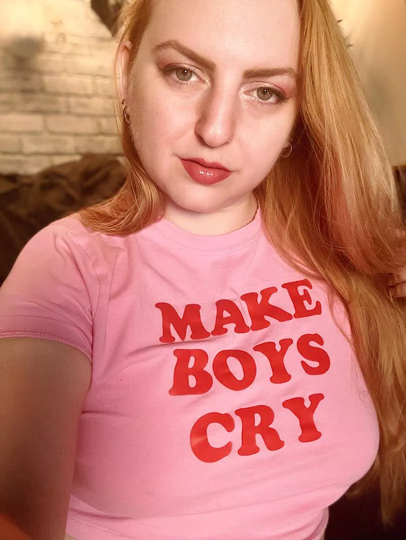 It’s Make Boys Cry Monday - online now 