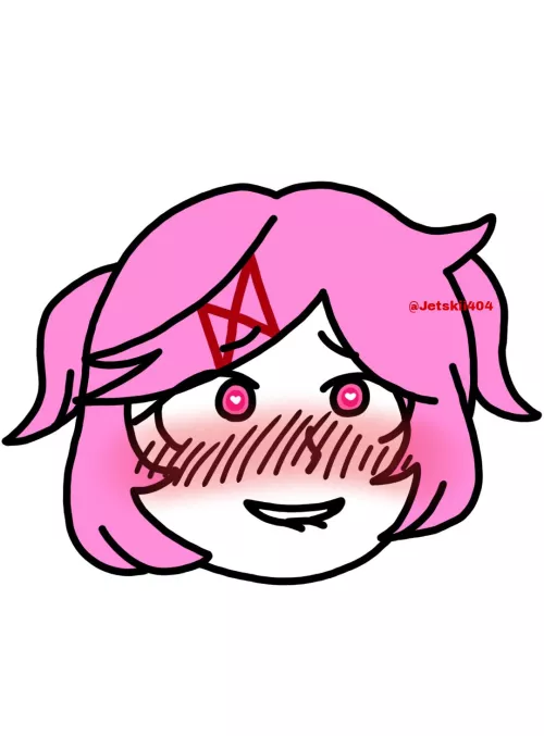 Just a little tease with Natsuki ahegao✨✨