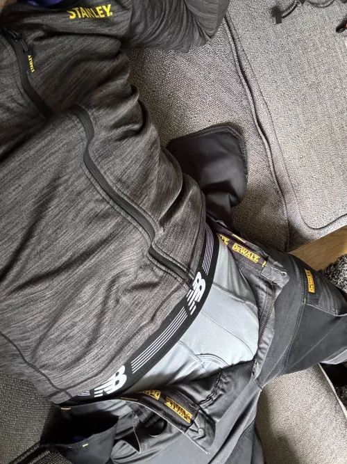 Long day…should the trousers stay on?