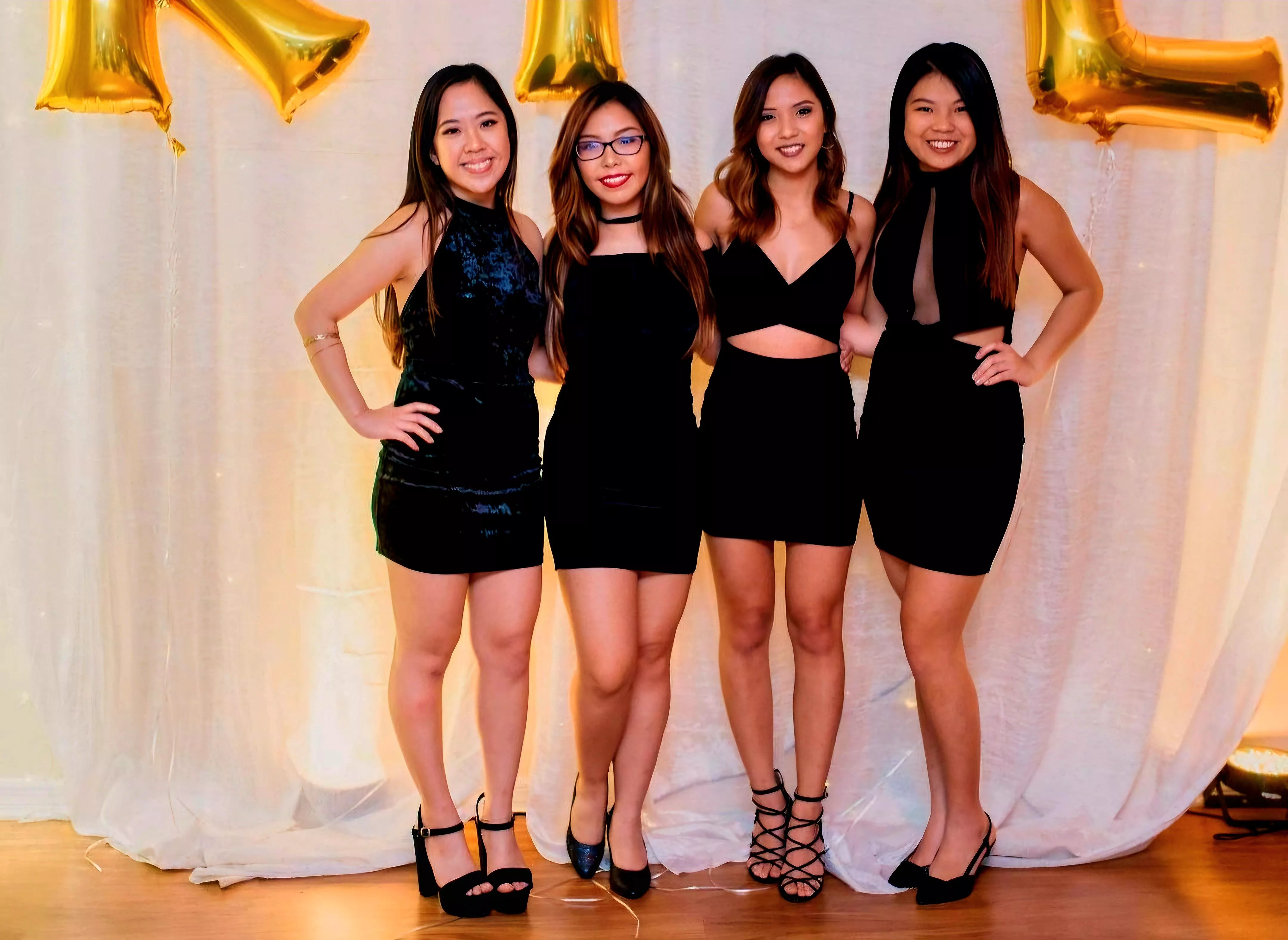 Pick 2 for a threesome, other 2 get to watch