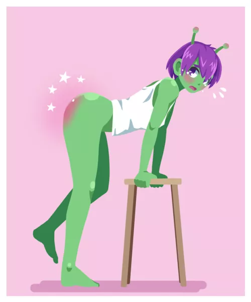 Punishing a naughty alien