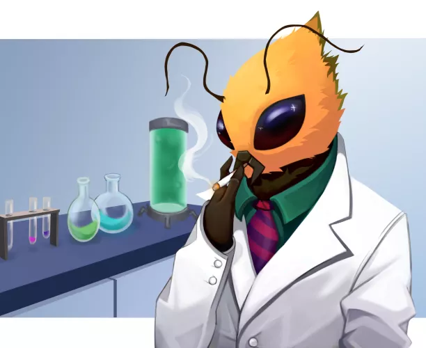 The bee scientist! What did you think of this Commission I made? is it good enough?