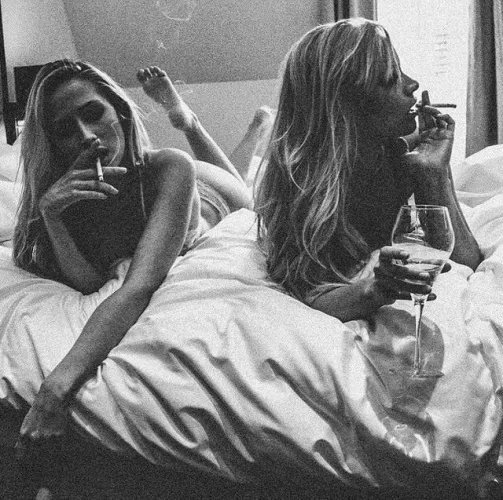 Their sheets smelled of sex and cigarettes 