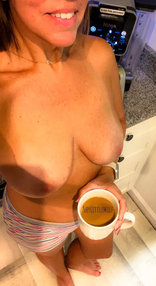 Topless Tuesday with a side of coffee! 😉
