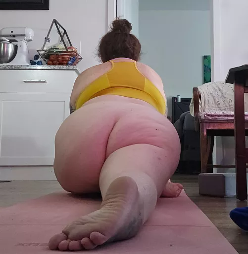 Yoga is great after a stressful day at work. 