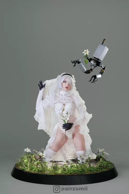 2B wedding cosplay
