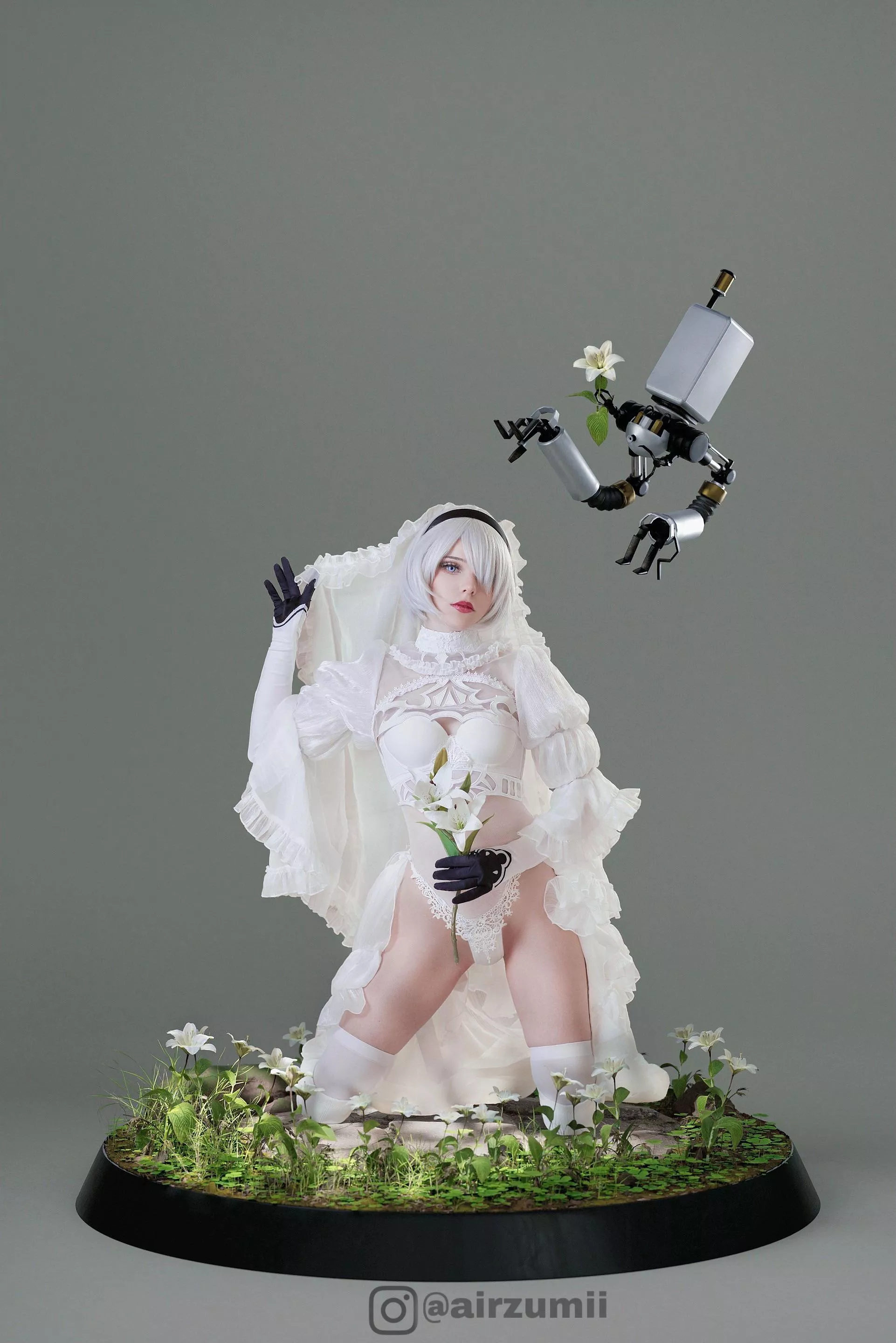 2B wedding cosplay
