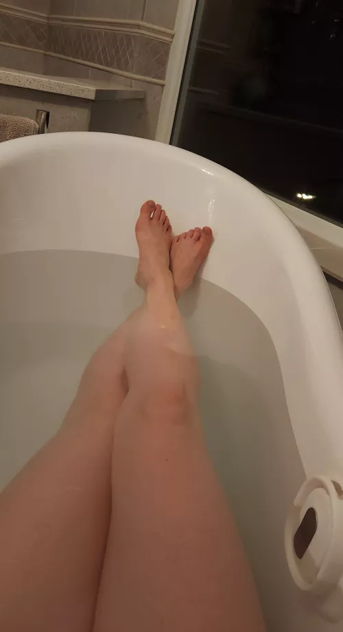 Ahh cooler weather= evening bath soaks