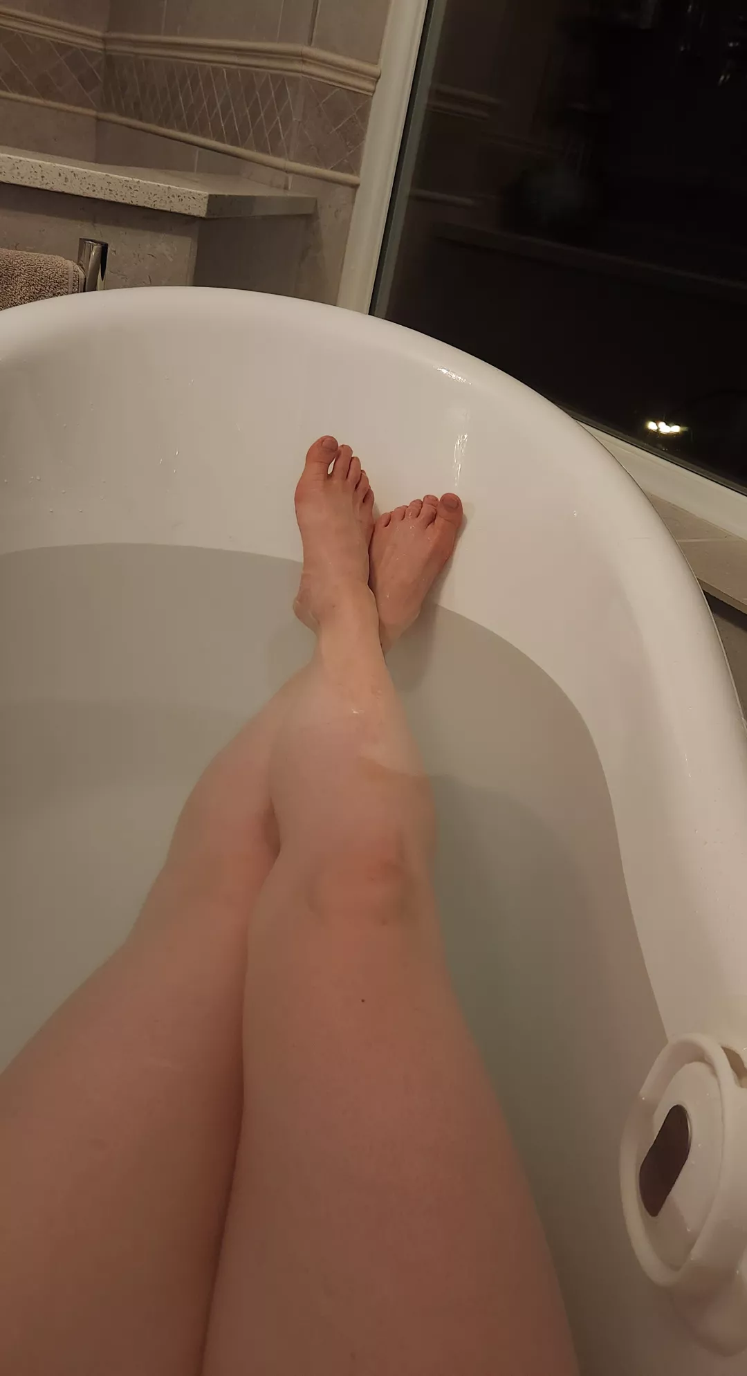 Ahh cooler weather= evening bath soaks
