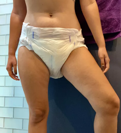 Another morning. Another very wet diaper. 