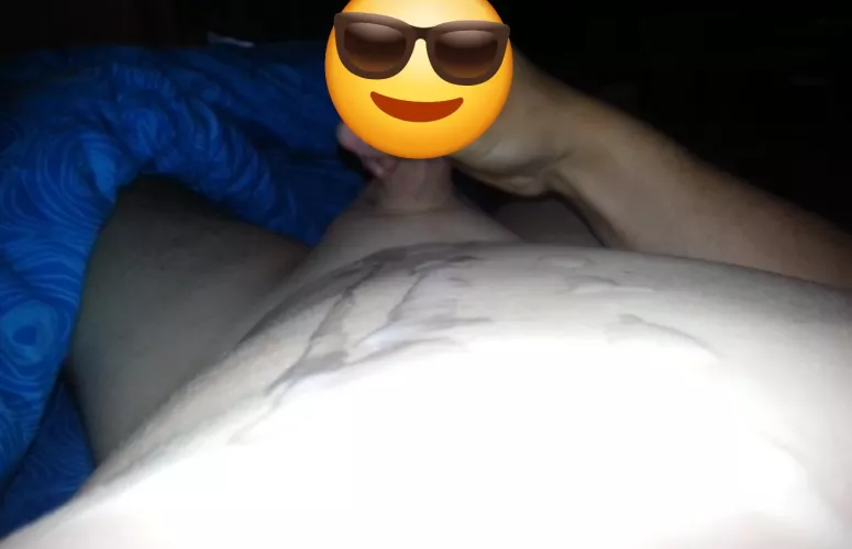 Cum on my body / big messy load