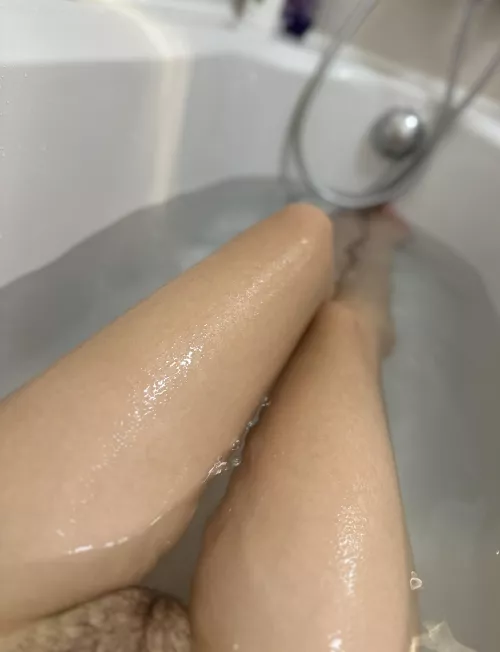 Gorgeous view of my legs in the bathtub [wife]