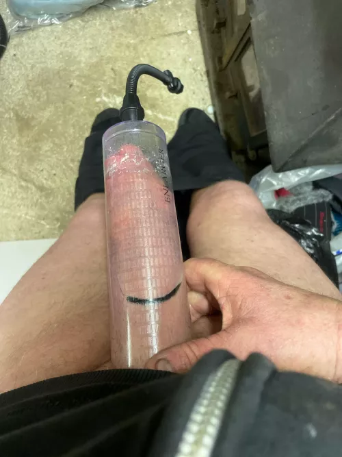 Home from work time to pump 