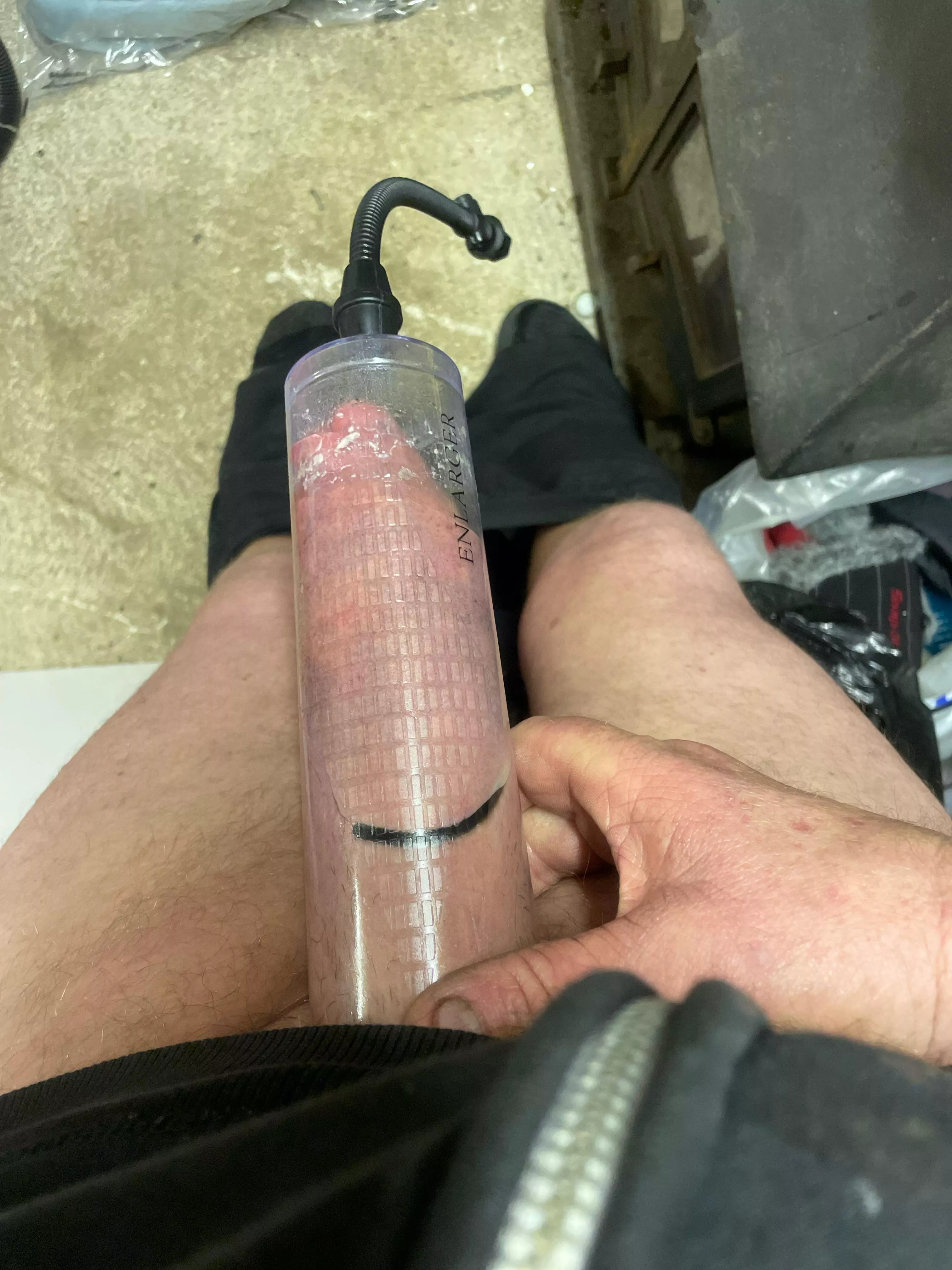 Home from work time to pump 