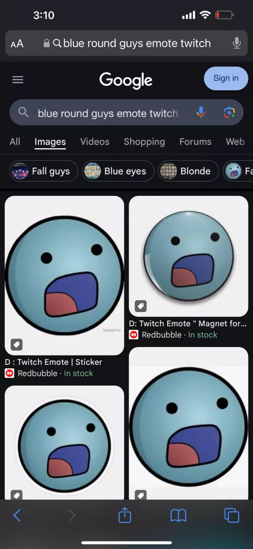 How do I get blue round dudes emote