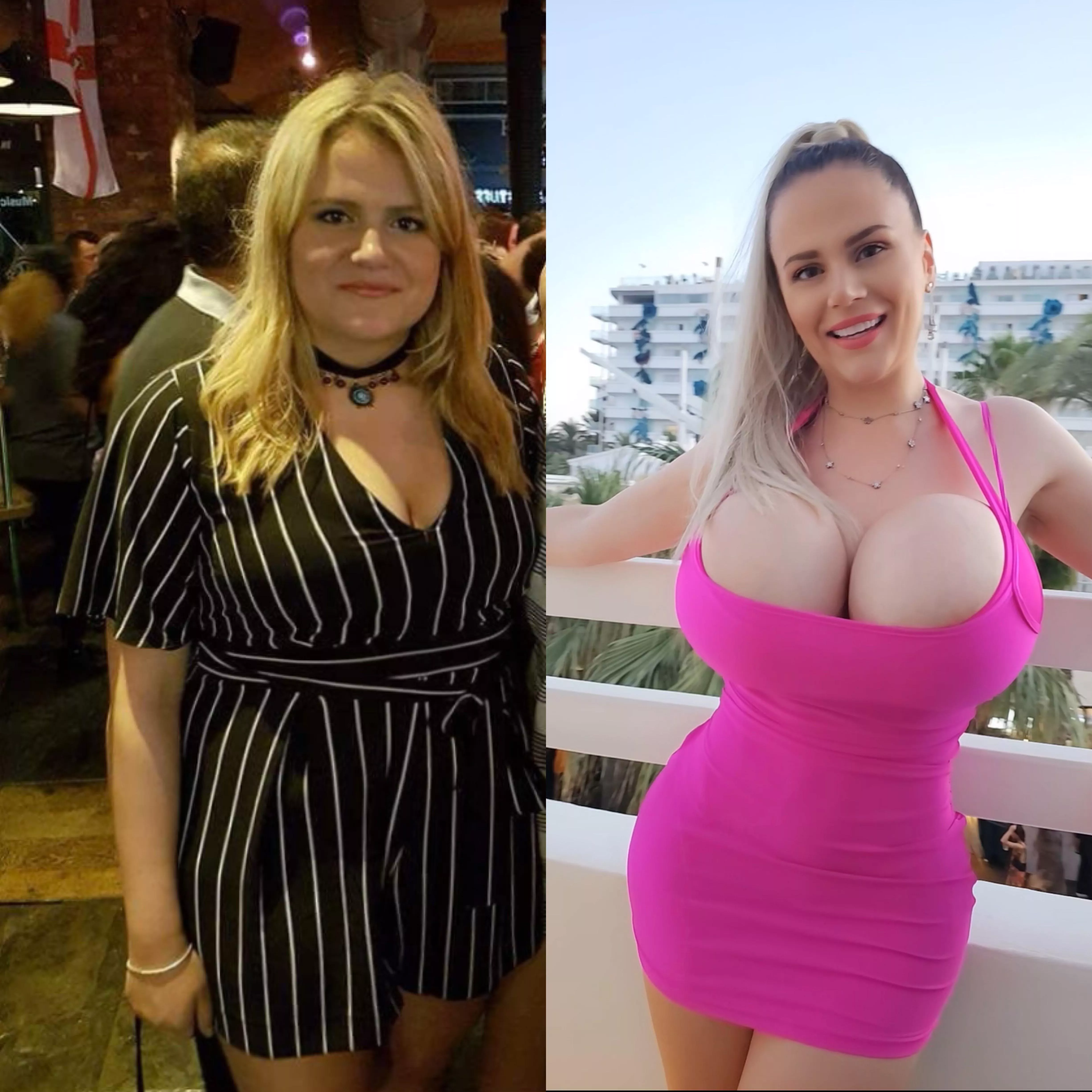 How I used to dress versus now…