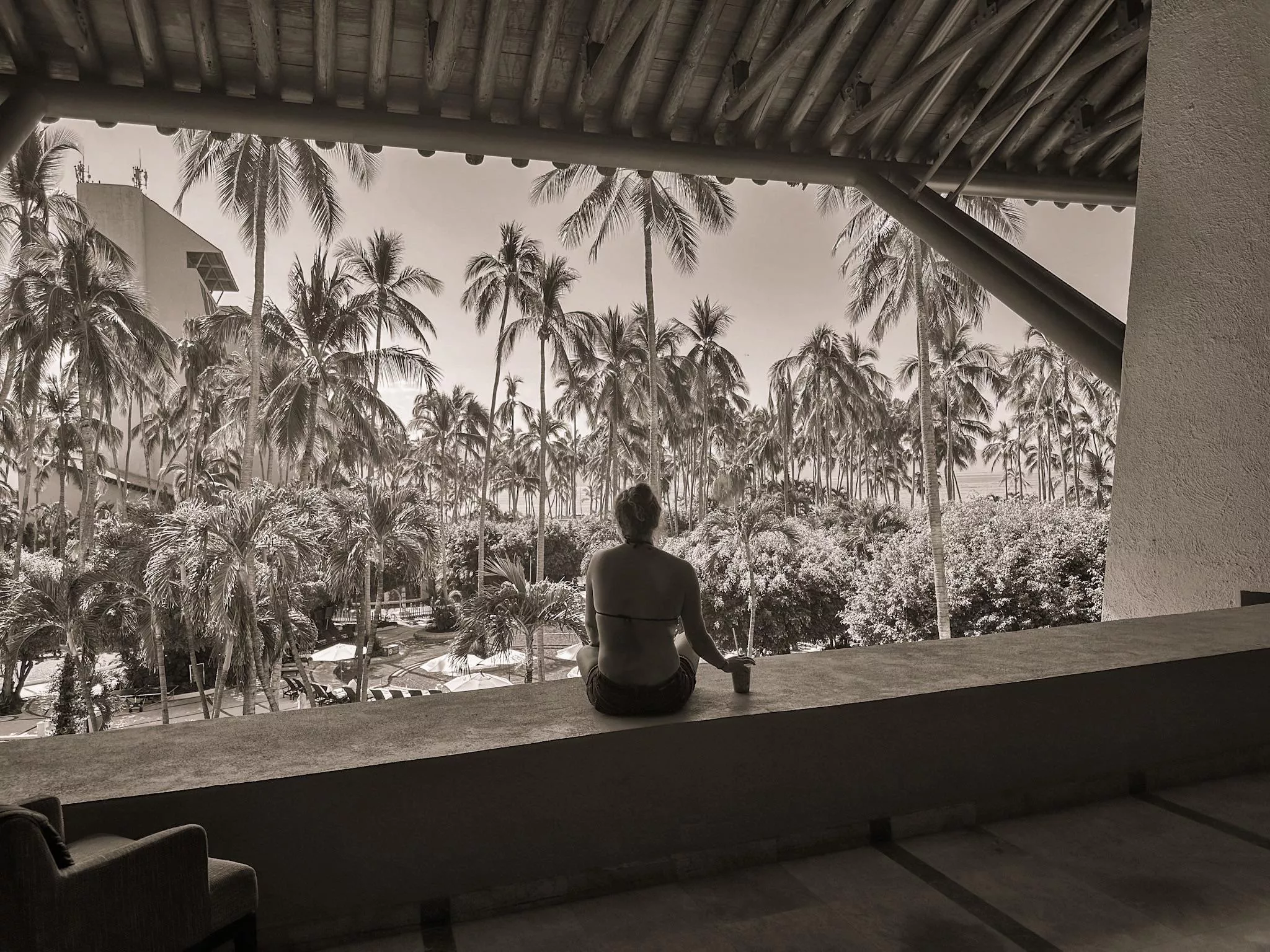 I love a tropical layover!!!