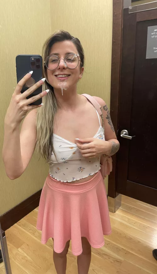 I think I’m going to wear it home. 