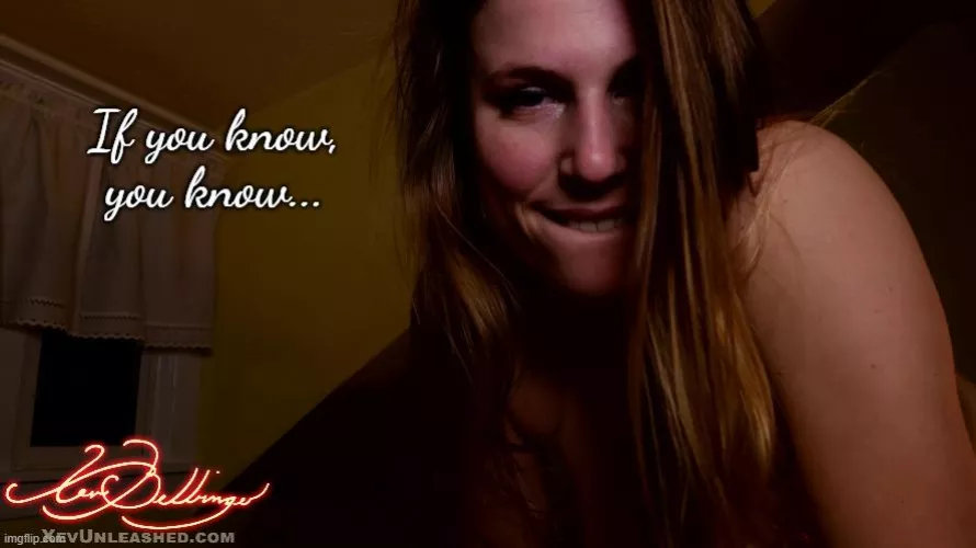 If you know, you know...