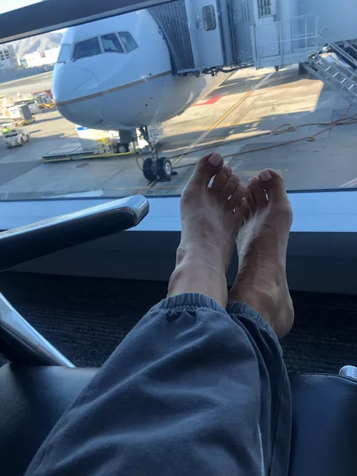 My feet at the airport. Would you take a look?