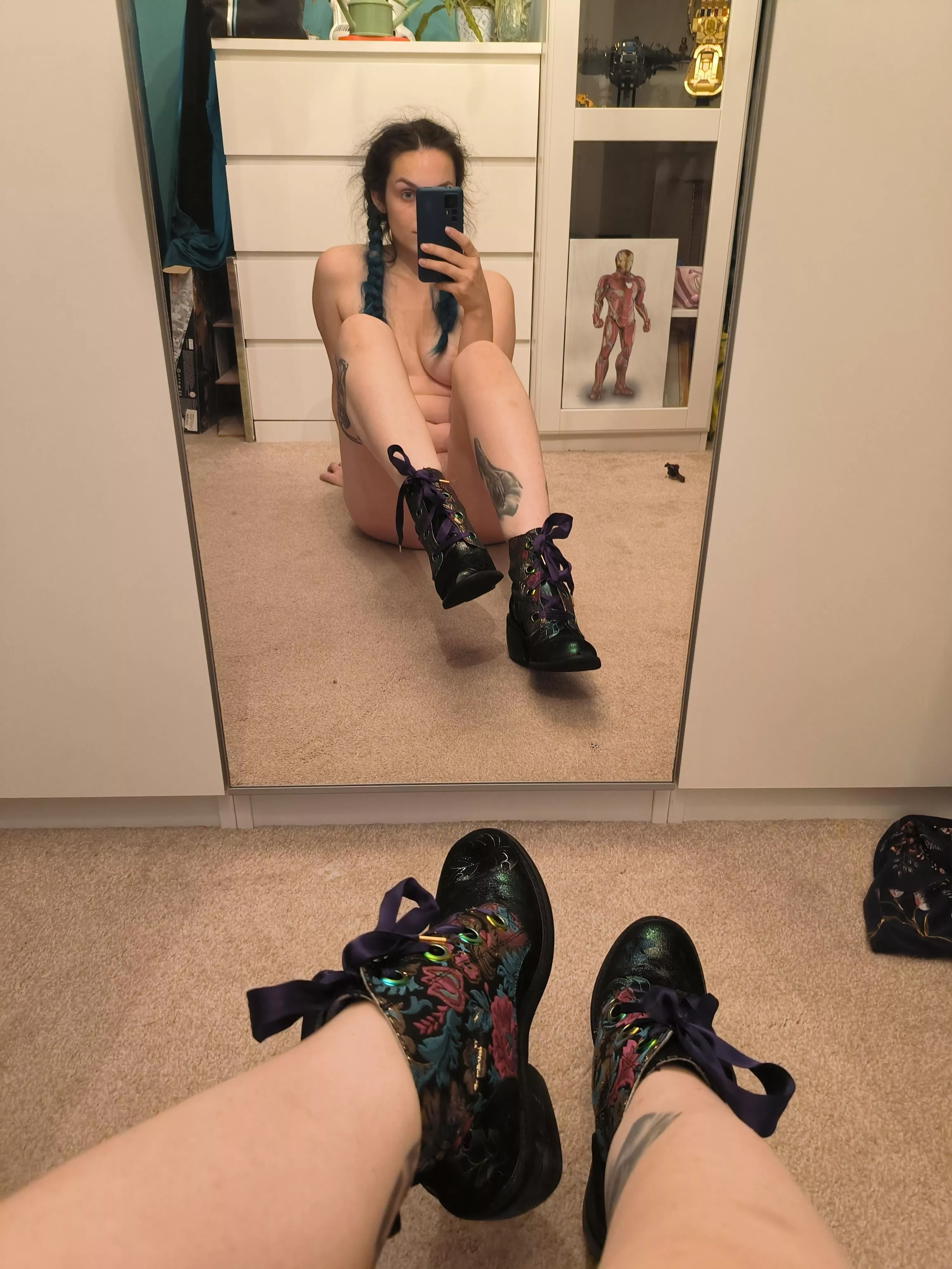 My new boots are perfect for stamping on...