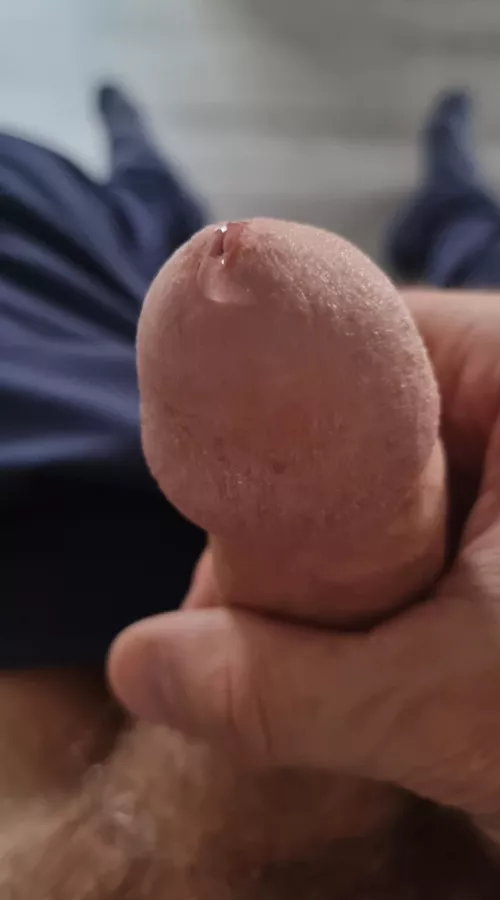 The first drop emerging