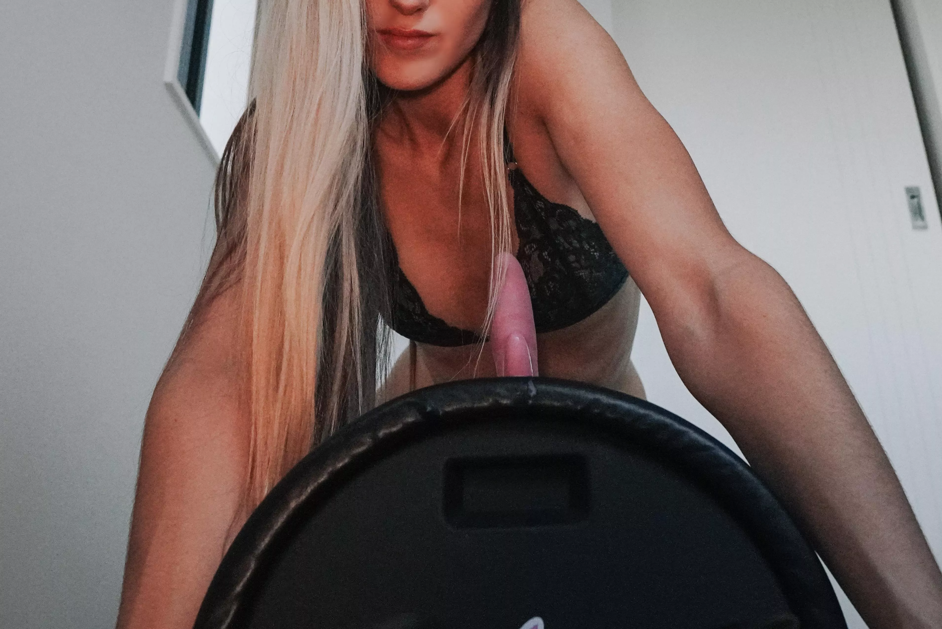 Before riding my motorbunny 🐰 I was much less composed after this