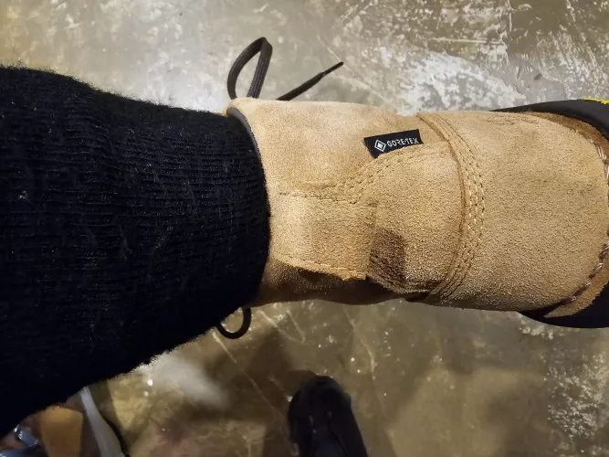 Can I expect the back of my boot to wear in with time?