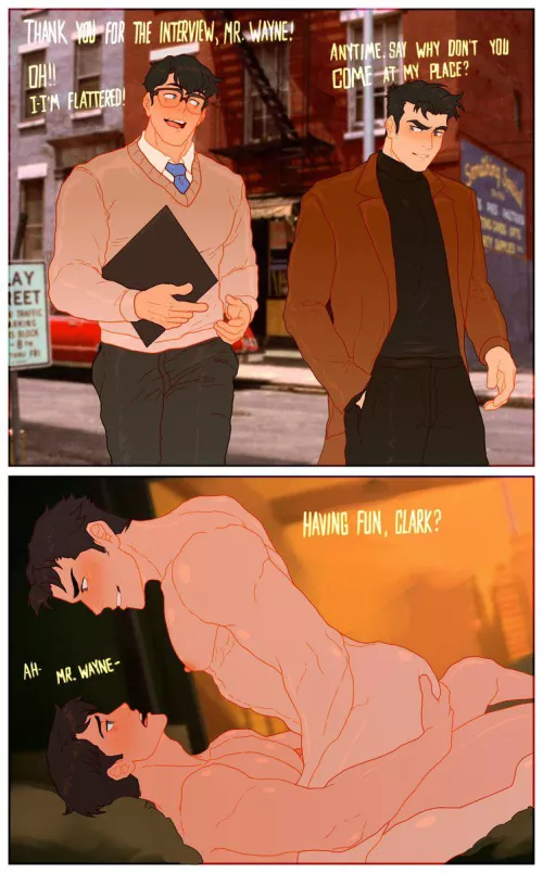 Clark Kent/Bruce Wayne [DC Universe] by Cuckoo_Chan