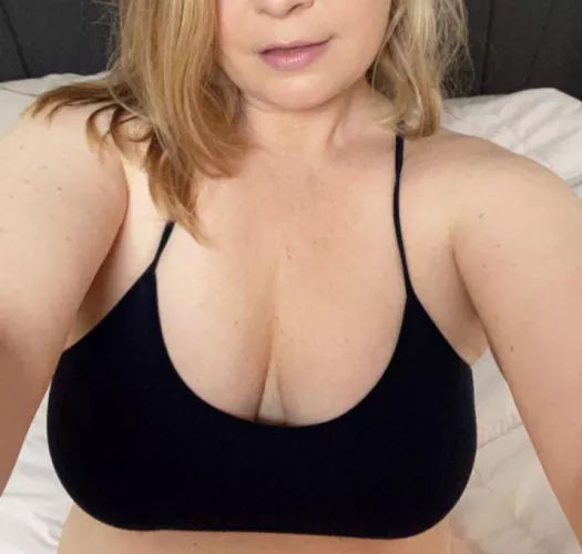 Hope the neighbors like my new sports bra during my jog