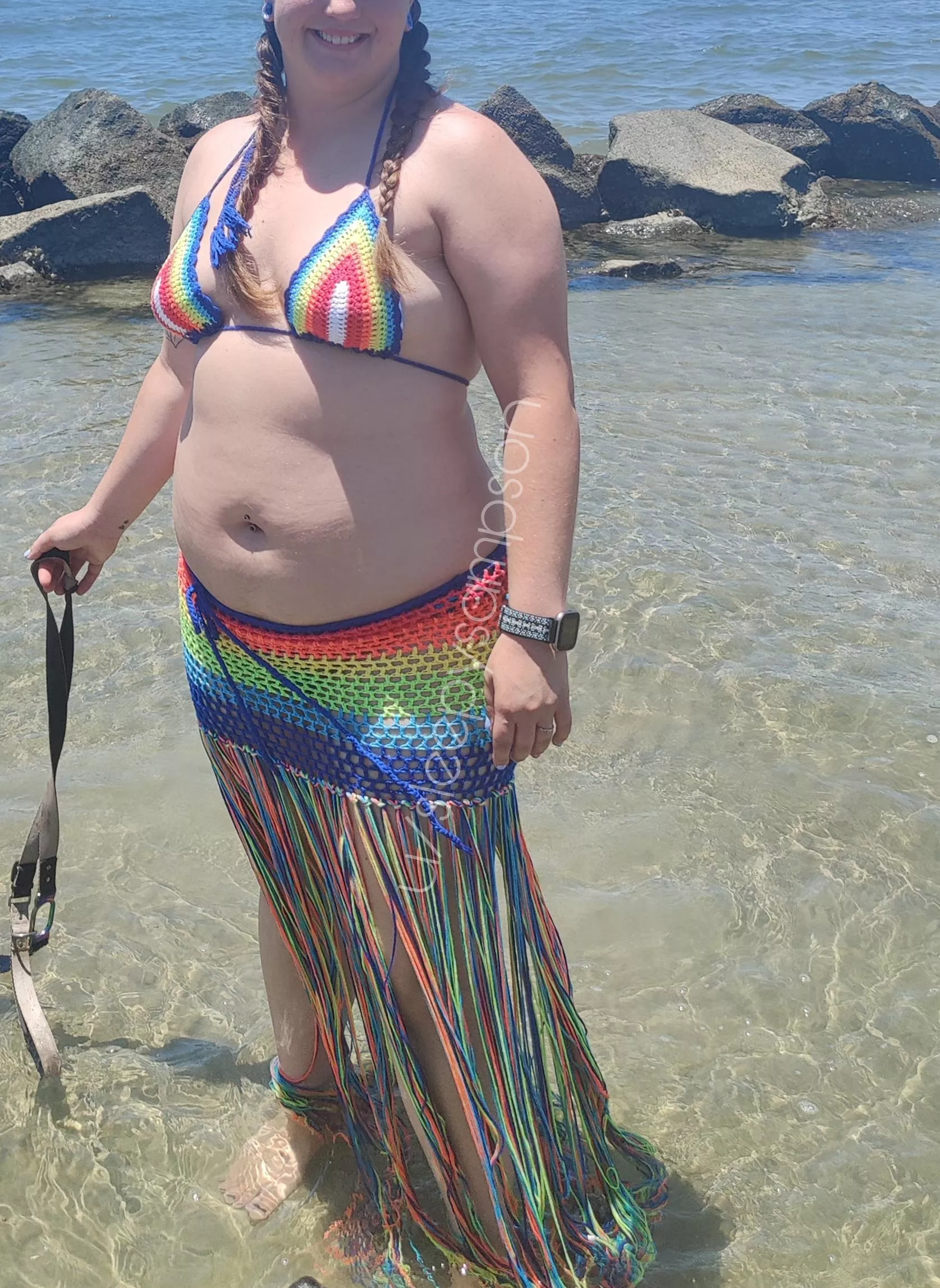 Hoping all the ladies on the beach compliment my outfit 