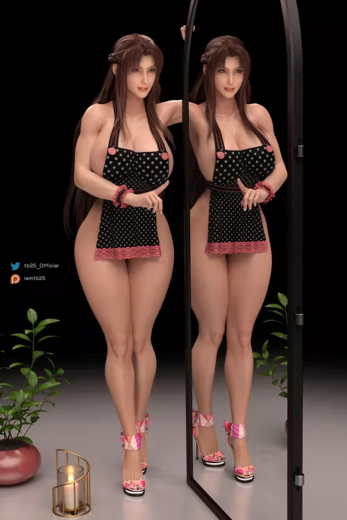 Ifalna Wearing Apron Only (TB25) 