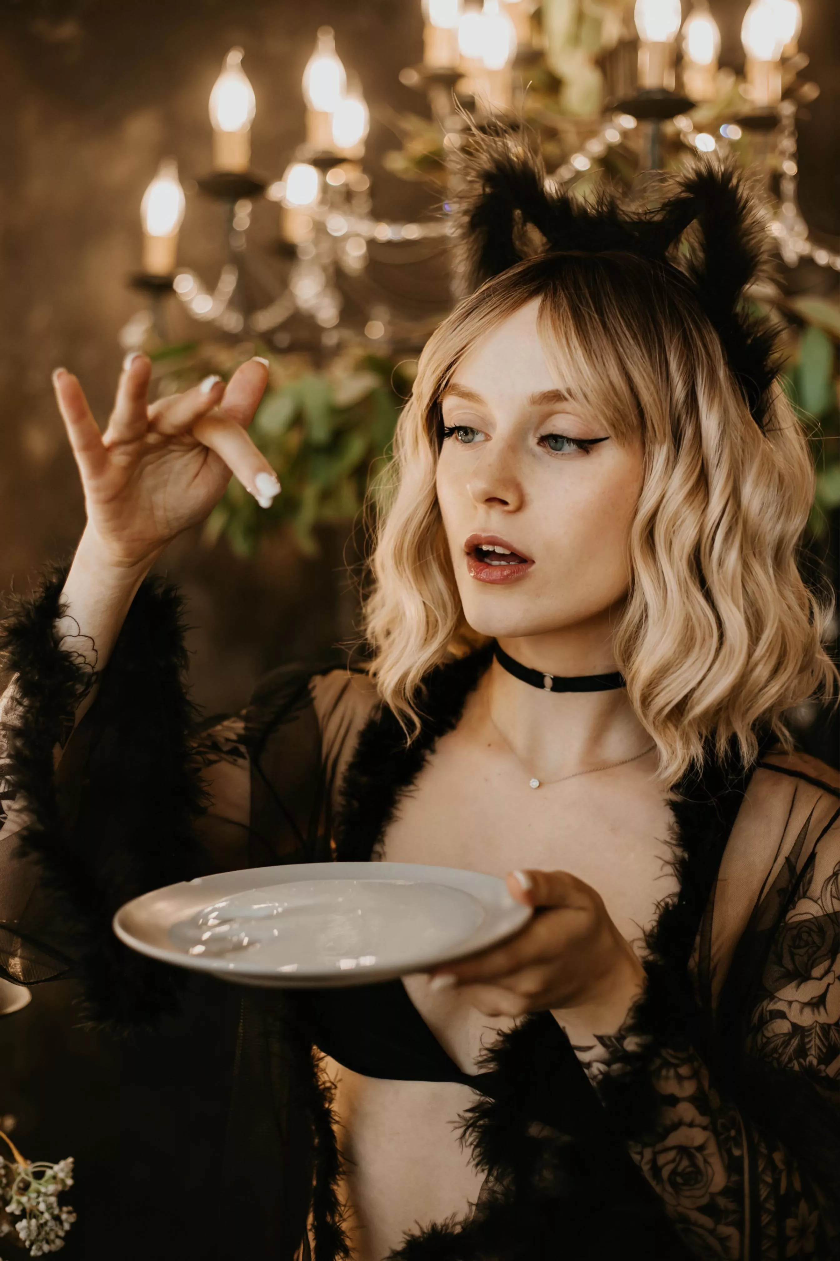 I'll eat all your juices on your command  