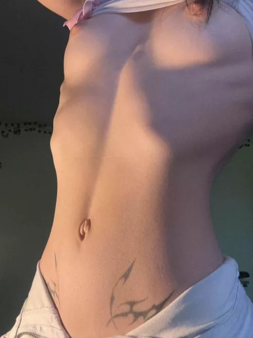 Just a skinny girl enjoying her legal confidence