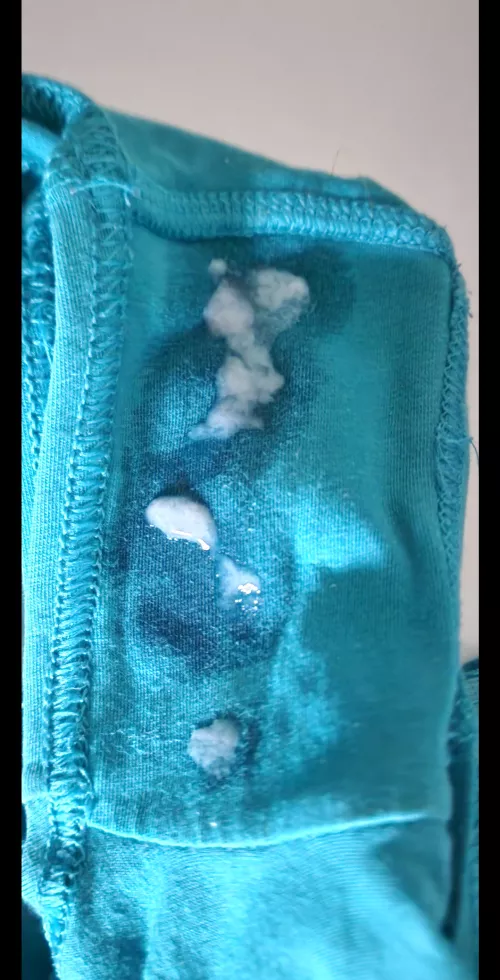Little load in her panties